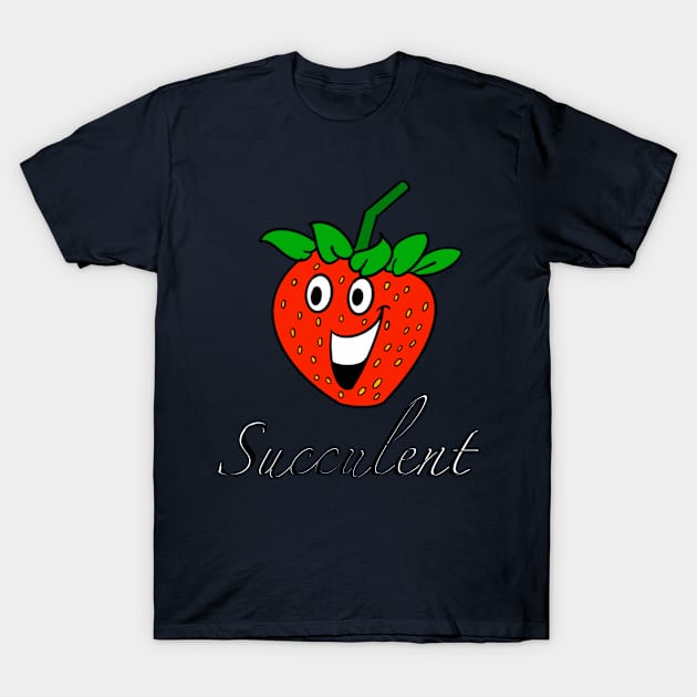 Succulent strawberry T-Shirt by Gavlart